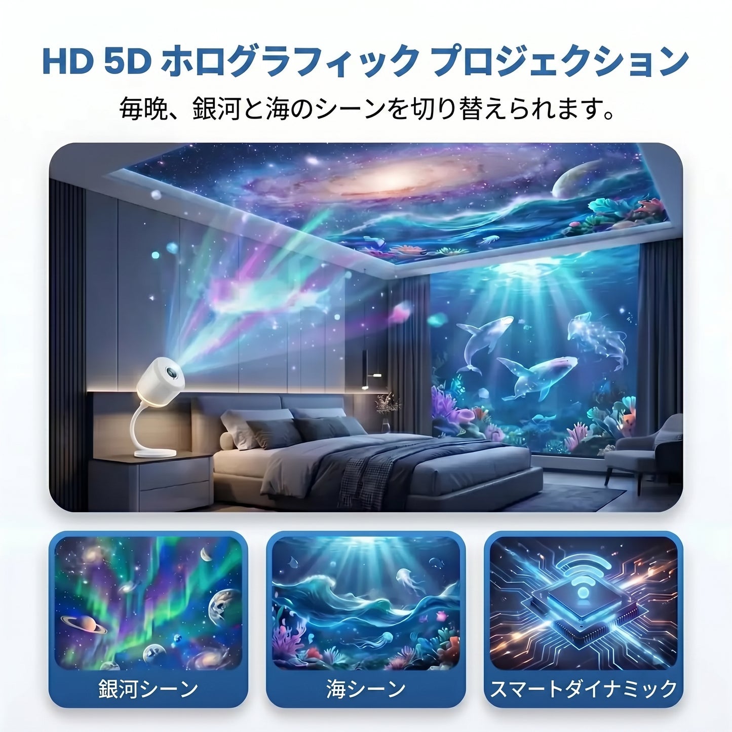 SCNDR® ナイトライト・プロジェクター